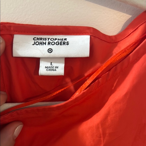 Christopher John Rogers for target Red Ruffled Midi Sundress - Picture 2 of 4